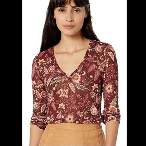 BCBGMaxAzria Port Royale Floral Top - Picture 1 of 4